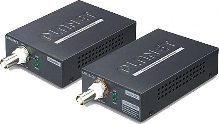 Actual product image Planet 1-Port Long Reach PoE over coax Extender Kit (LRP-101CH + LRP-101CE)