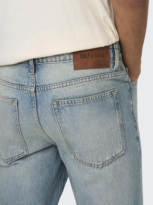 Produktbild Only & Sons ONSEDGE Mid Rise Gerade geschnitten Jeans Normal geschnitten jeans (34)