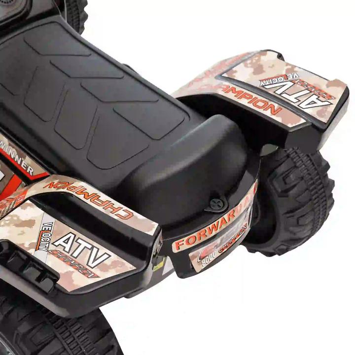 Immagine prodotto Swisshandel24 Auto elettrica per bambini Quad elettrico ATV LED, per 18-36 mesi Nero 70 x 42 x 45 cm (6 V)