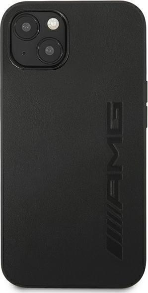 Image du produit Mercedes AMG AMHCP14MDOLBK iPhone 14 Plus 6,7" czarny/black étui rigide en cuir estampillé à chaud (Apple iPhone 14 Plus)