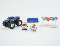 Produktbild Kögler Swap Monster Truck blau, Steckautos aus Kunststoff