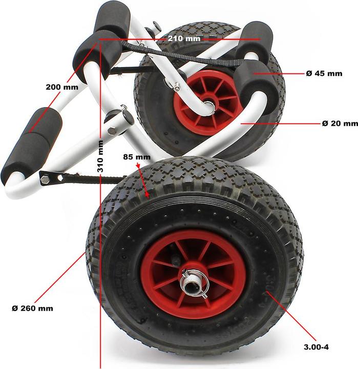 Produktbild Wiltec Transportwagen (45 kg)