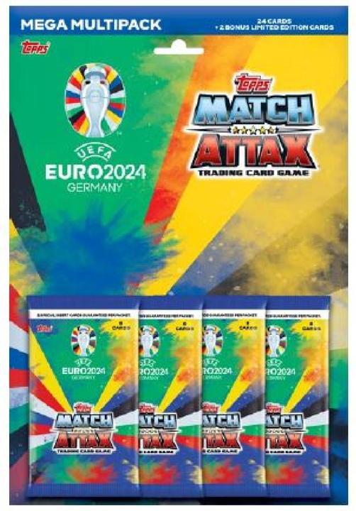 Produktbild Topps Euro 2024 Mega-Multipack (Deutsch, Englisch, Französisch, Italienisch, Schweizerdeutsch, Booster Pack)