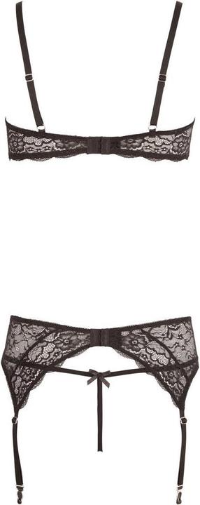 Actual product image Abierta Fina Lace suspenders set 3 pieces (S)
