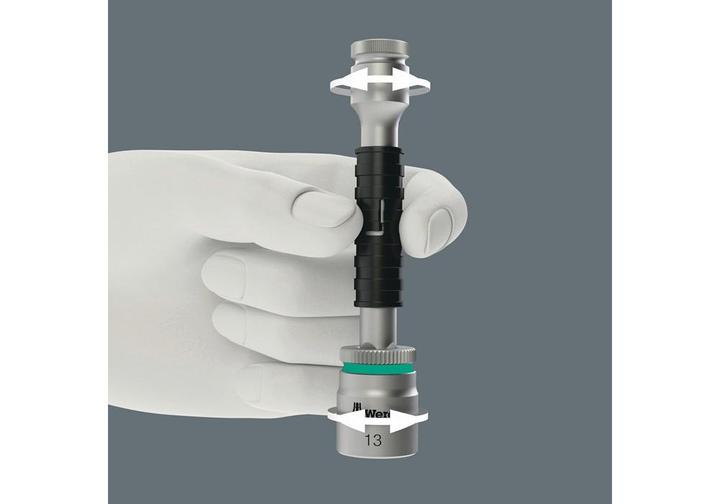 Actual product image Wera 8796 LC Zyklop flexible-lock extension (1/2")