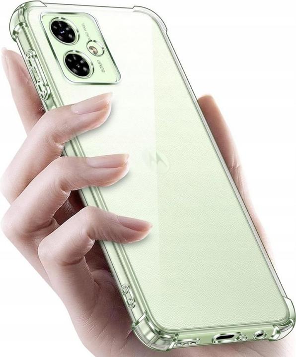Actual product image Screenguard Motorola Moto G54 5G Case Crystal Soft Airbag Bumper (Motorola Moto G54)