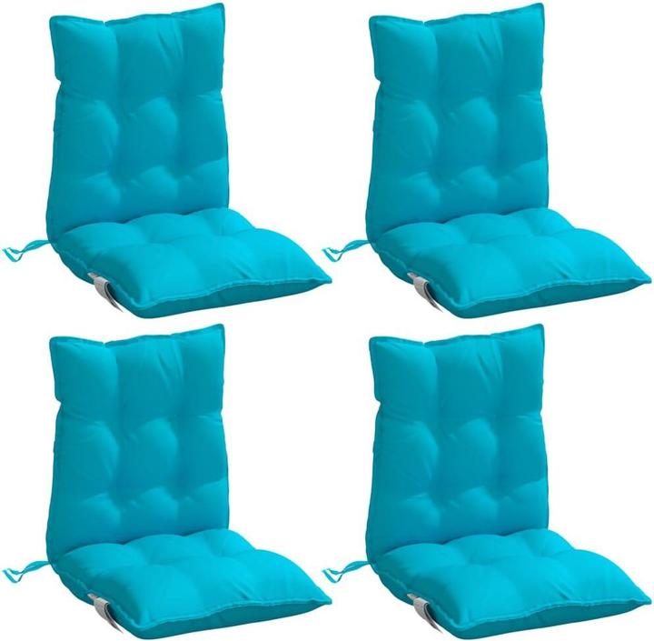 Produktbild VidaXL Niedriglehner-Auflagen 4 Stk. Oxford-Gewebe (100 x 50 x 7 cm)