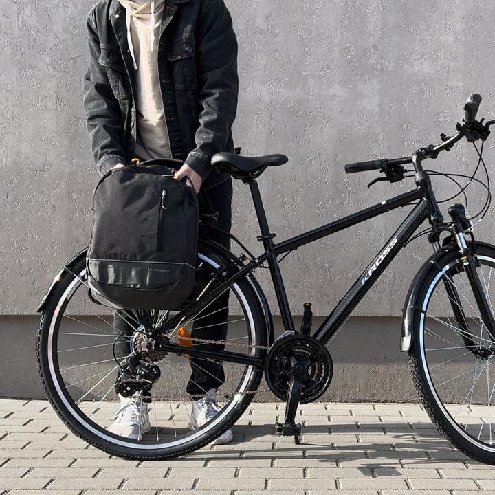 Immagine prodotto Wozinsky Borsa da bici doppio zaino 2in1 (30 l, Borsa portapacchi)