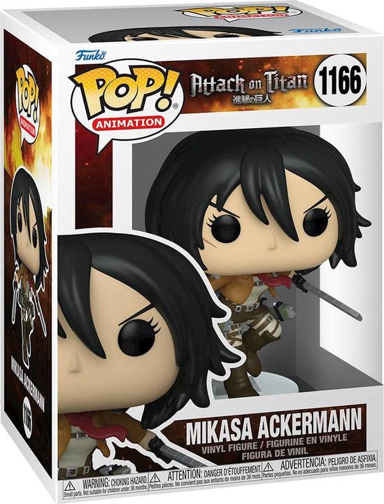 Image du produit Funko Pop! Attack on Titan : Mikasa Ackerman w/Sword (1166)