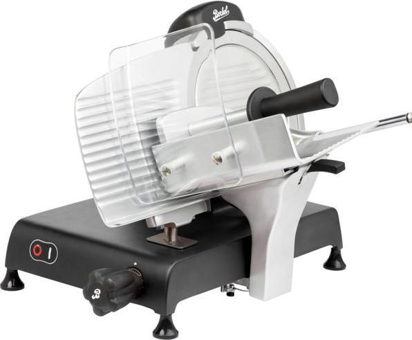 Actual product image Berkel Red Line 250 matt black slicer with 250 mm steel blade