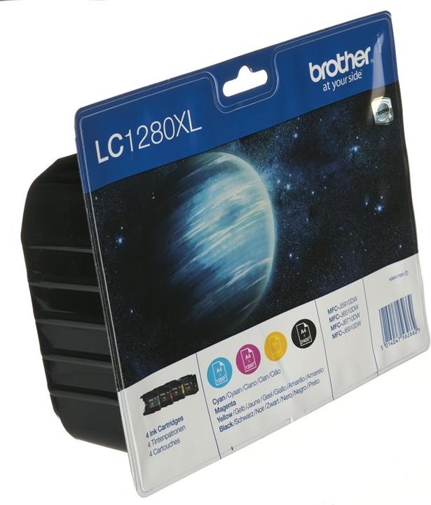 Produktbild Brother LC-1280XLVALBP Value Pack (M, BK, Y, C)