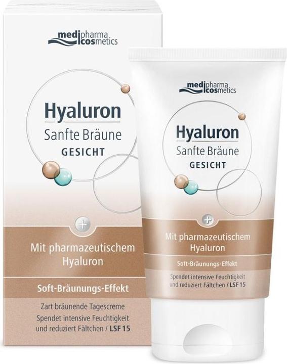 Produktbild Medipharma cosmetics Hyaluron Sanfte Bräune Gesichtscreme, 50 ml Creme (50 ml, 24h Creme, SPF 15)