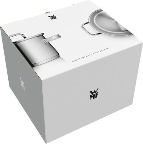 Productafbeelding WMF Kookpot Groentesoeppan Inductie Groot 24cm 8,8l Funtion4 Roestvrij Staal 18/10 (24 cm, Steelpan, Roestvrij staal)