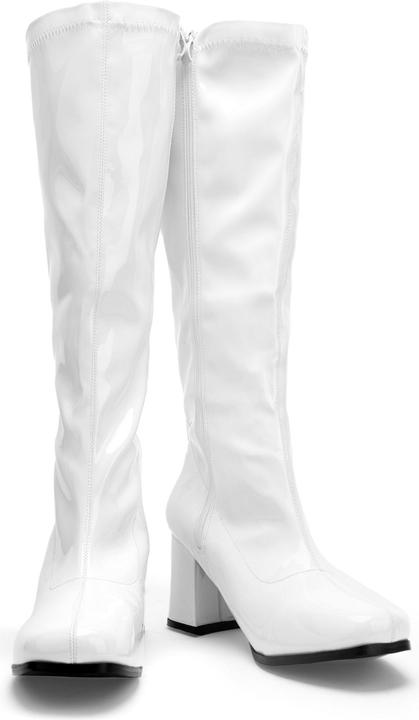 Produktbild Pleaser Schmalschaft Stiefel Stretchlack weiss