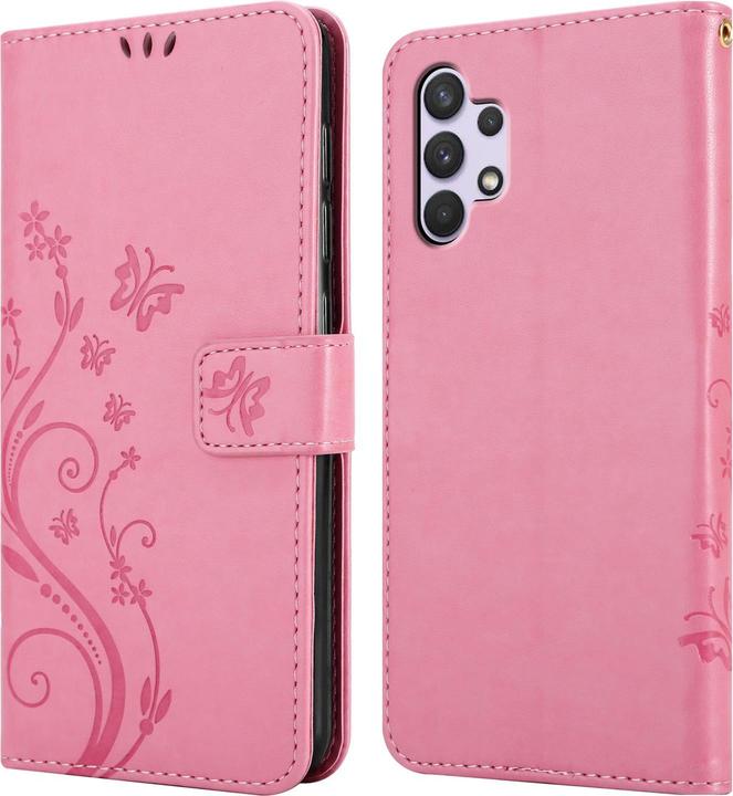 Productafbeelding Cadorabo Bloemen Boekomslag (Samsung Galaxy A32)