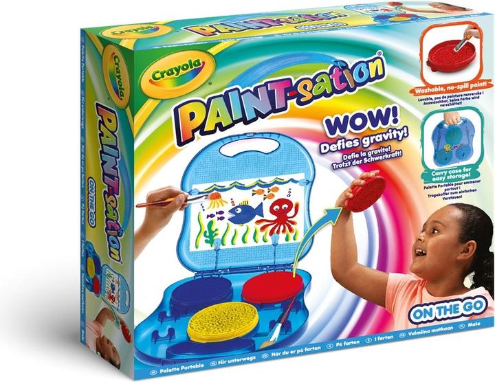 Image du produit Crayola Paint Sation On the Go Mallette de Painture à emporter