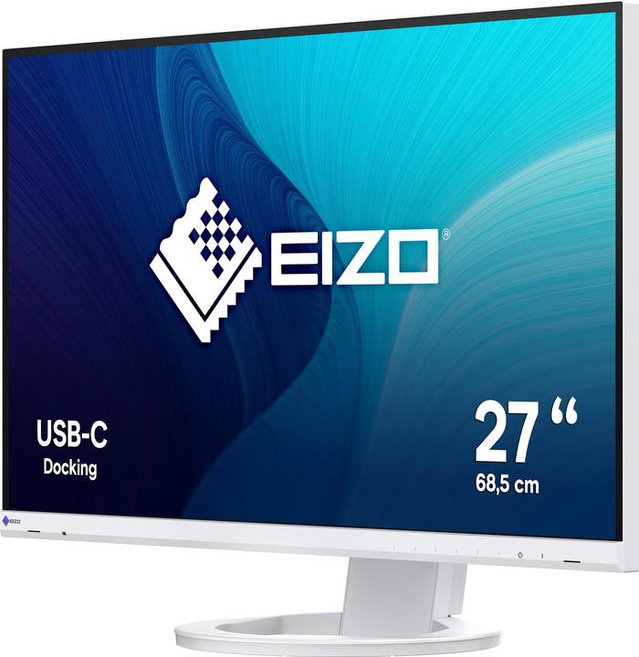 Actual product image Eizo 68.5cm (27") EV2720-WT 16:9 HDMI+DP+USB-C IPS white (2560 x 1440 pixels, 27")
