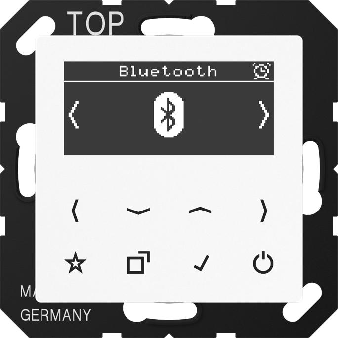 Image du produit JUNG Radio intelligente DABABTWW DAB+ avec. Bluetooth (DAB+ DAB, VHF, Bluetooth)