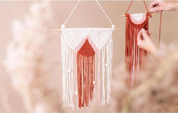 Immagine prodotto Creativ Company Set di mini decorazioni da parete in macramè
