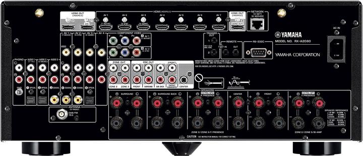 Image du produit Yamaha RX-A 2080 (9.2 canaux, FM, DAB+)