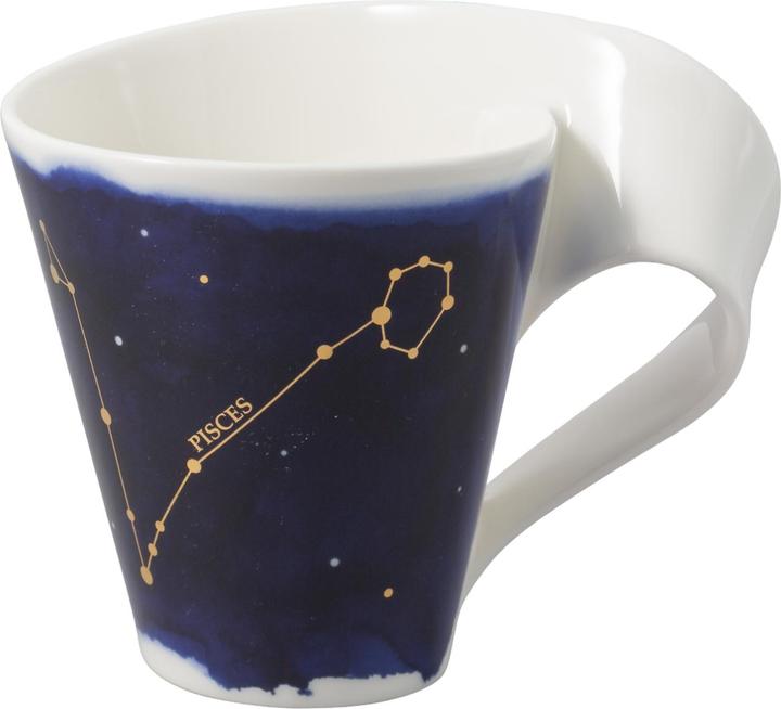 Becher mit Henkel Fische/Pisces NewWave Stars (300 ml, 1 x)