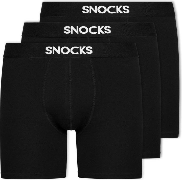 Produktbild Snocks Lange Premium Boxershorts (XL, 3er Pack)