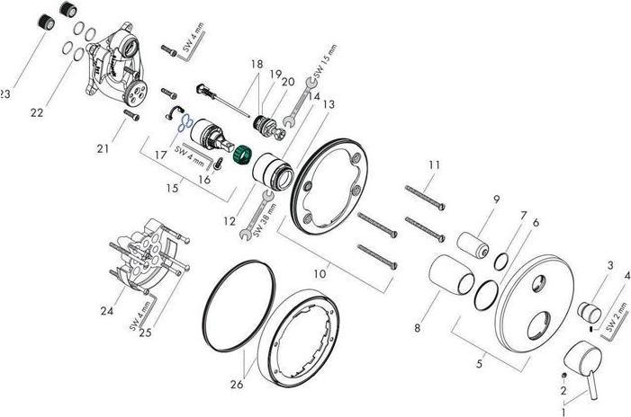 Produktbild hansgrohe Talis S Chrom