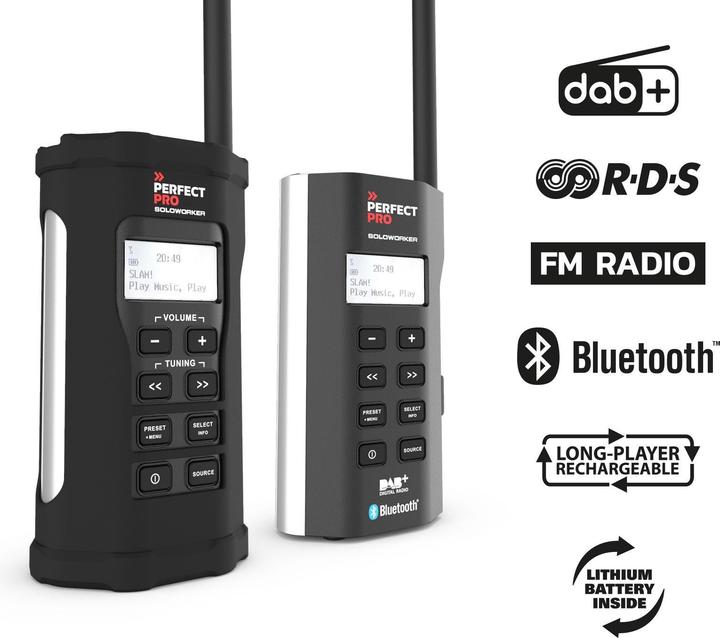Image du produit PerfectPro Soloworker (DAB+ DAB, VHF, Bluetooth)