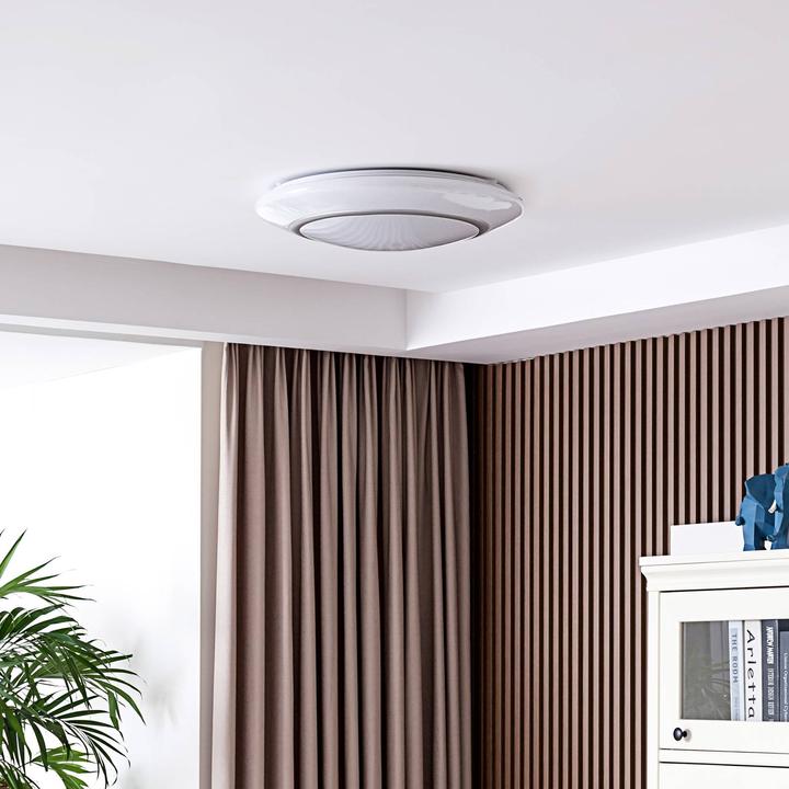 Image du produit Lindby Felecina Plafonnier à LED, Ø 50,5 cm, RGBW (1800 lm)