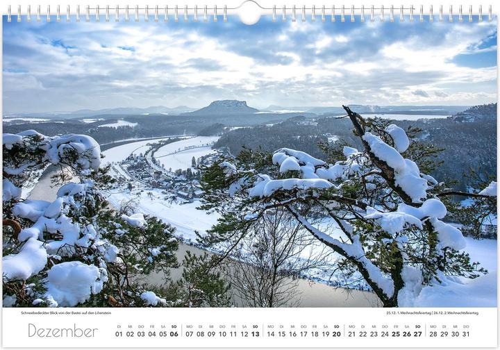 Actual product image Kalender Schsische Schweiz 2026 (45 x 30 cm, German)