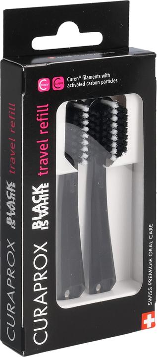 Image du produit Curaprox Recharge de voyage Black is white (Souple, 2 x)