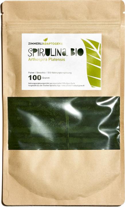 Produktbild Zimmerli Adaptogene Spirulina Pulver (BIO) (1 Stück, Pulver, 100 g)