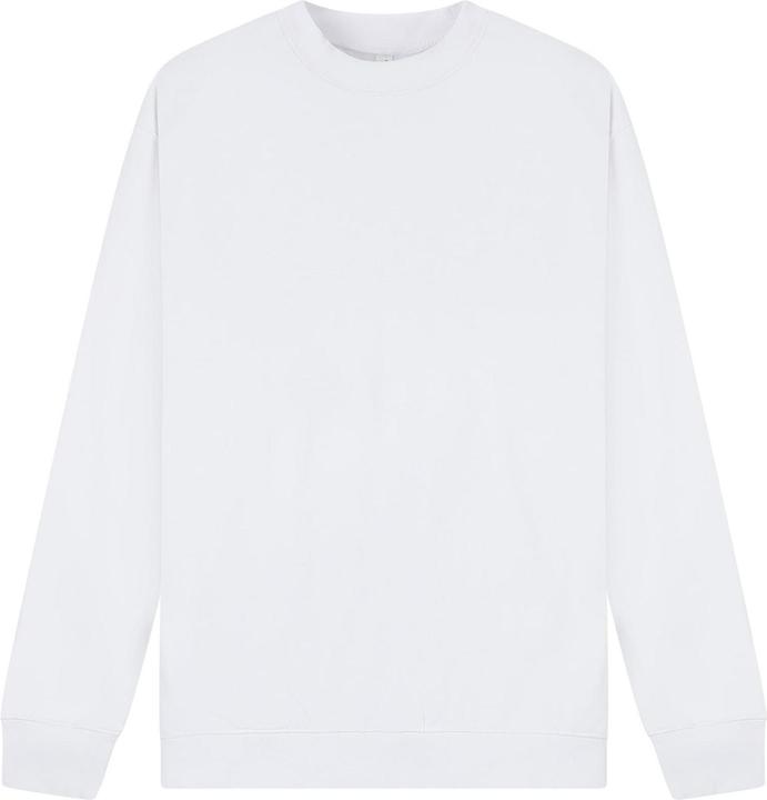 Actual product image Casual Classics Unisex Adult Premium Combed Cotton Extended Neckline Oversized Sweatshirt (L)