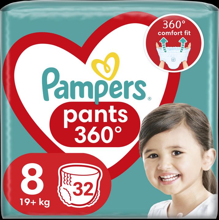 Produktbild Pampers Pants (Gr. 8, Tragepack, 32 Stück)
