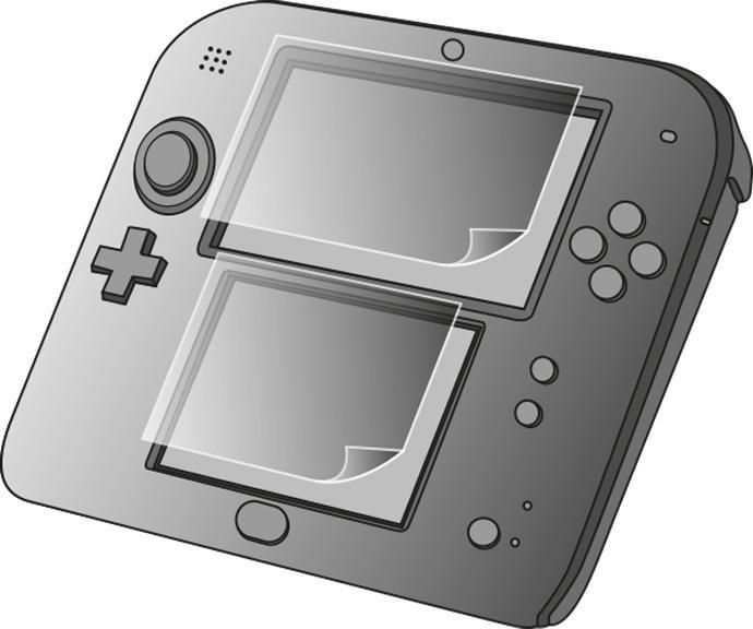 Actual product image Bigben Connected screen protector (2DS)