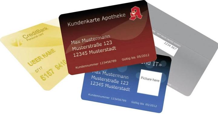 Immagine prodotto Zebra Carte di plastica stampabili con banda magnetica HiCo, set da 500 pezzi