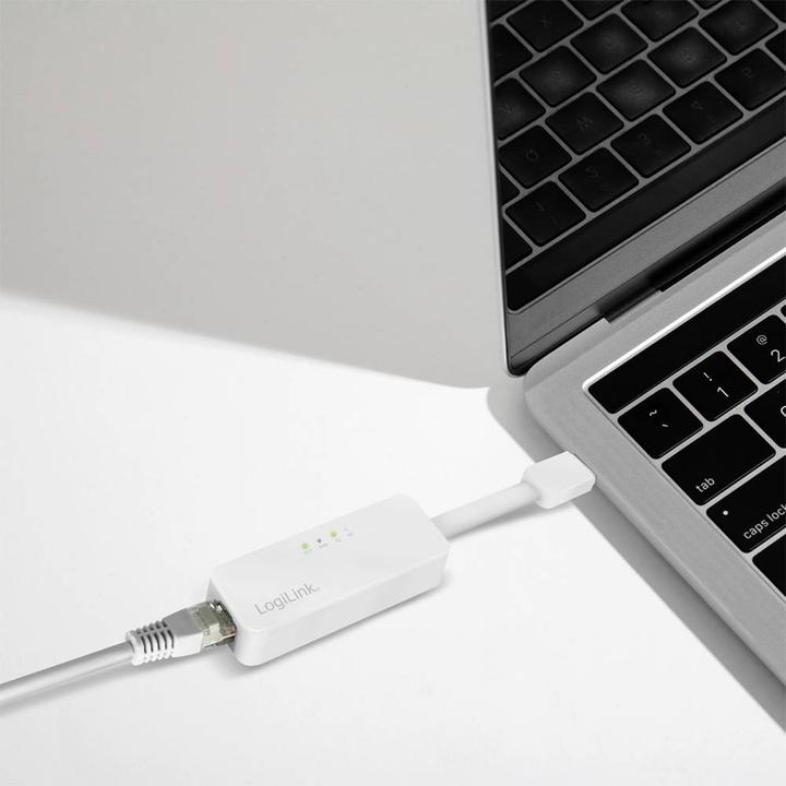 Actual product image LogiLink Ethernet adapter (USB, RJ45 (1x))