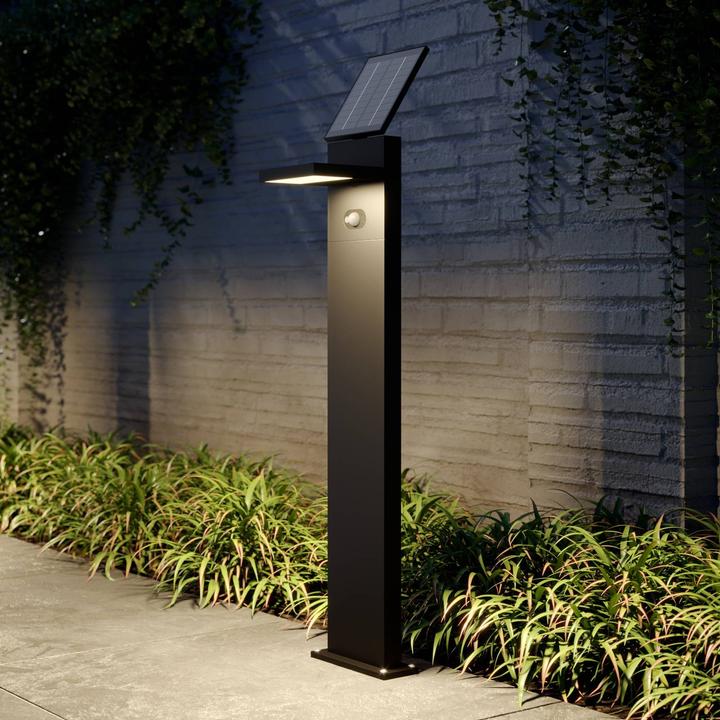 Image du produit Lucande Silvan LED Solcelle Garden Light H100 w/Sensor Graphite (200 lm, IP54)