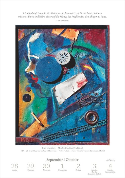 Immagine prodotto Harenberg Kunst Wochen-Kulturkalender 2026 - 53 Meisterwerke der Malerei (Copertina rigida, Tedesco)