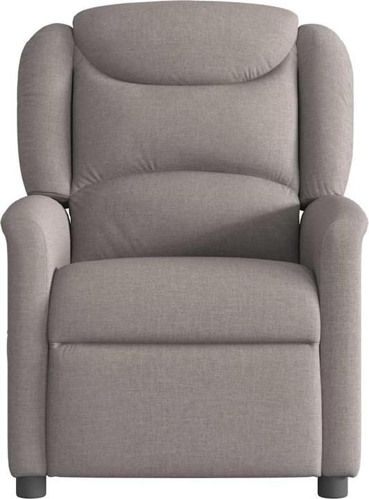 Immagine prodotto VidaXL Poltrona massaggiante Tessuto Taupe Poltrona TV massaggiante Poltrona con funzione massaggio