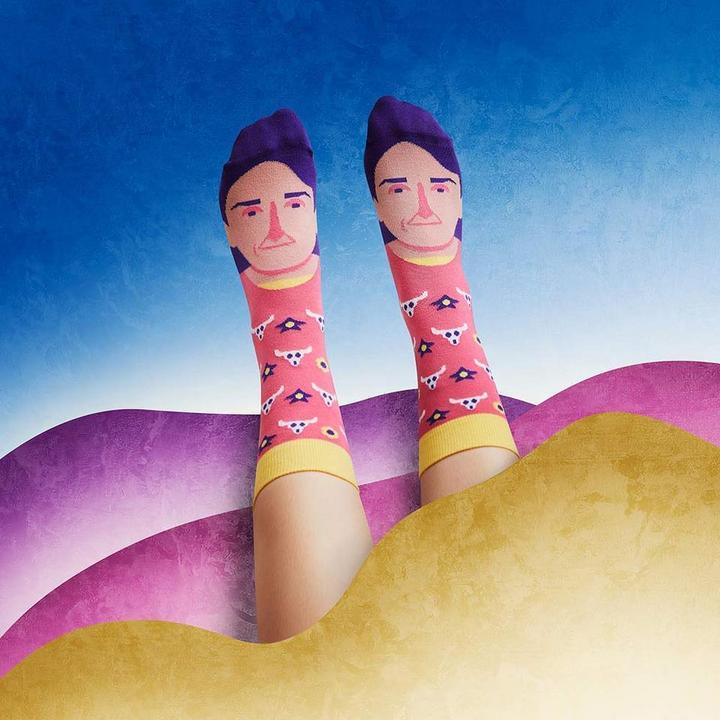 Actual product image Chattyfeet Georgia O'Keefeet (M)