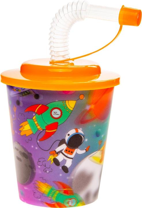 Actual product image LG-Imports Mug with lid and straw, 12 pieces. (12 x)