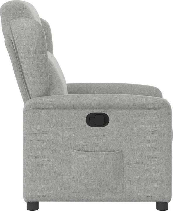 Productafbeelding VidaXL Relax fauteuil wolkengrijs stof