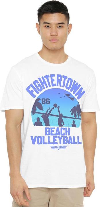 Actual product image Top Gun Mens Volleyball In Jeans T-Shirt (5XL)