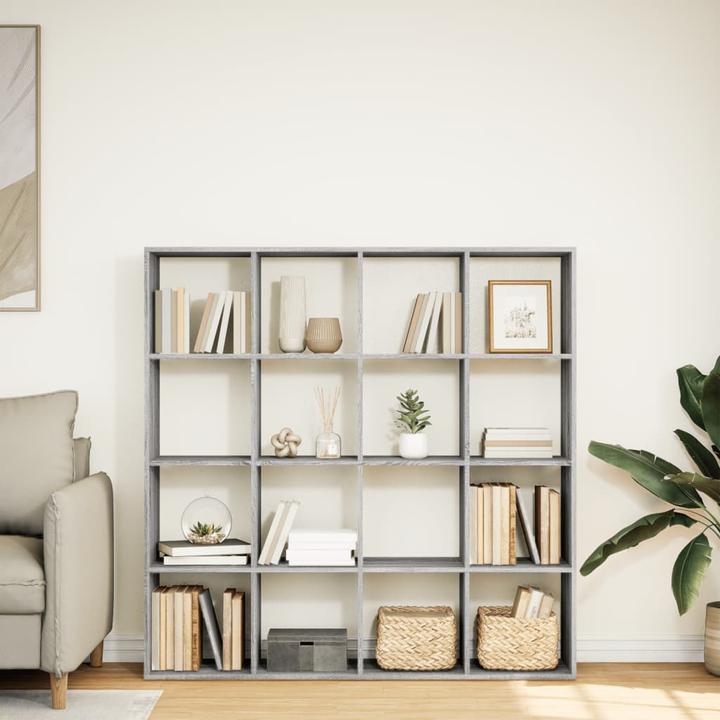 Immagine prodotto VidaXL Libreria Divisorio per la stanza Scaffale a muro Scaffale in piedi Divisorio per la stanza Scaffale (137,5 x 29 x 137,5 cm)