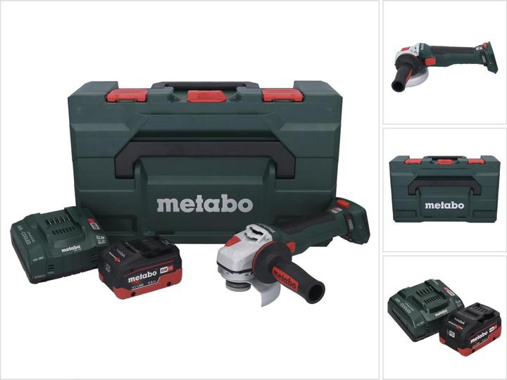 Image du produit Metabo WB 18 LT BL 11-125 Quick Meuleuse d'angle sans fil 18 V 125 mm Brushless + 1x batterie 5,5 Ah + (125 mm)