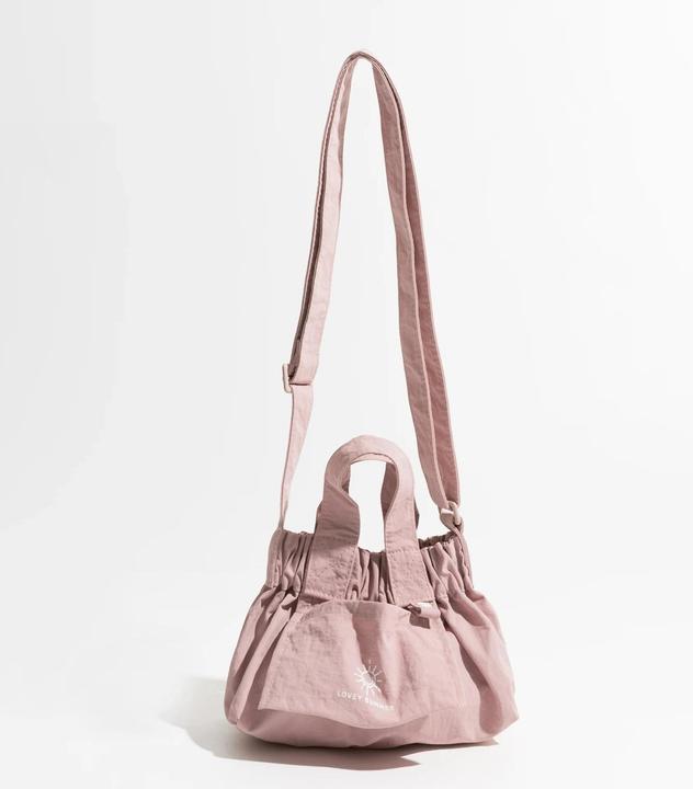 Only-Bags.Store Nylon Solid Farbe Umhängetasche Einfache kleine Hobo Handtasche Stylish Nylon Leichtgewicht Tote