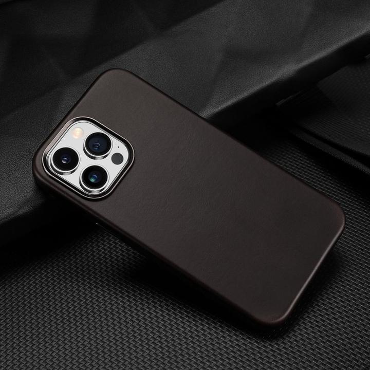 Actual product image Dux Ducis Naples Series Genuine Leather Case (Apple iPhone 14 Pro)
