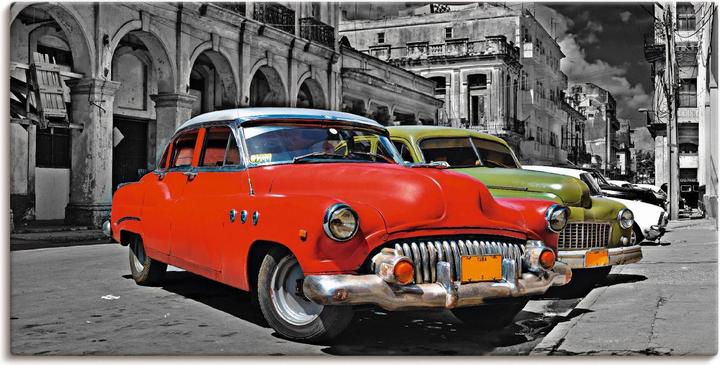 Produktbild Artland Ansicht von bunten Havanna Autos S9EX (60 x 30 cm)