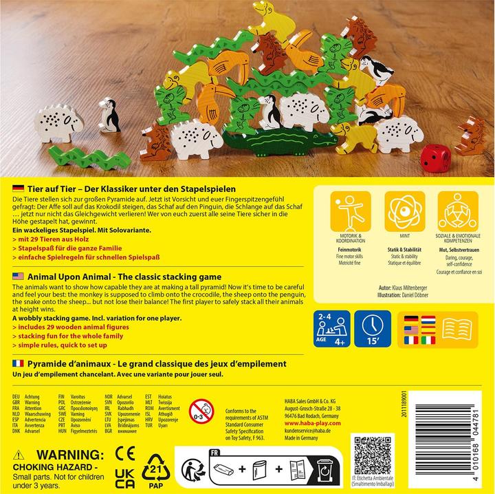 Actual product image Haba Animal on animal (German)